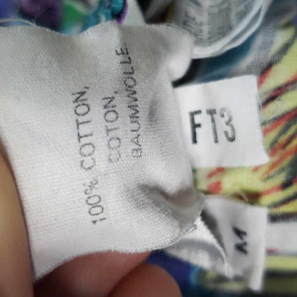 Vintage Esprit Antigua high rise tropical cotton shorts medium - Picture 11 of 11